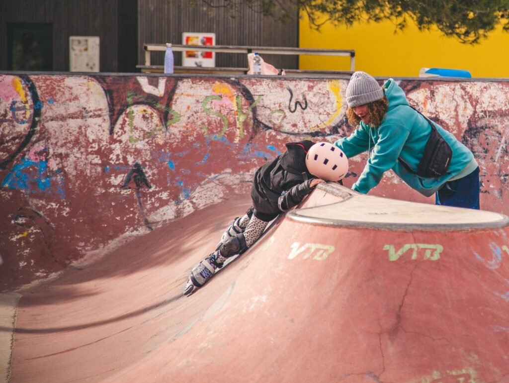 cours roller intermédiaire enfant skatepark Fuveau