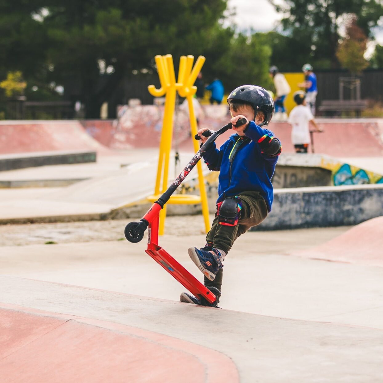 groupe Little Curb cours trottinette débutant enfant Fuveau